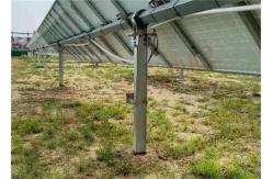 China 90 Modules 1P Single Axis Solar Tracker Hot Dip Galvanized 24V DC supplier