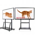 86 Inch Smart Interactive Digital Whiteboard , Touch Screen Board For Schools