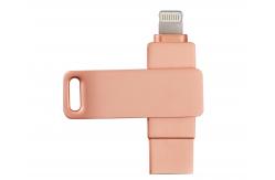 China Iphone Connector 2 In One Otg Usb Flash Drives 256gb supplier