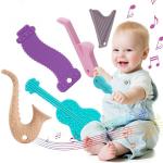 Chewable Silicone Teething Pacifier Toolbox Set Soft Soother Toys for sale