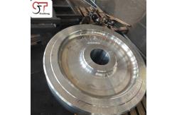 China Customized Free Forged Crane Wheel Hub For Heavy Duty Port supplier