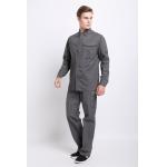 Flap Suit Anti Static Fabric Gray Jacket Work Clothes