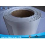 Inkjet Matte Water Resistant Polyester Fabric Roll 220Gsm For Pigment Digital Printing