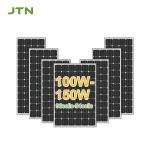 100W 110W 170W Black Mono PERC Shingled Solar Cell Panel with 23-24.2% Efficiency for sale