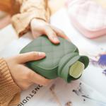 Soft Rubber Hot Water Bottle With Cover 2 Liter Hot Water Bag For Menstrual Cramps Back Pain Relief for sale