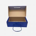 Cardboard Shoe Storage Boxes Corrugated Shoe Boxes with Rope Handle China Manufacturer Supplier for sale