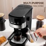 SS304 Multifunction Coffee Machine 15 Bar ABS Commercial Automatic Coffee Machine