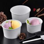 12 oz Disposable Dessert Soup Bowls Party Supplies Paper Ice Cream Cup Bowls For Ice Cream, Soup, Frozen Yogurt for sale