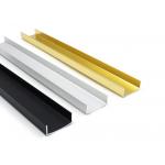 OEM Customized U Shaped Channel Standard Aluminum Profiles Normal Length 6m for sale