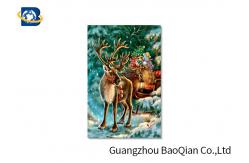 China Customized PET 3D Printed Christmas Card / Lenticular Card Printing supplier