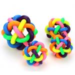 Multi Function Rubber Tennis Balls Pet Chew Toys For Dog Training Interactive for sale