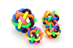 China Multi Function Rubber Tennis Balls Pet Chew Toys For Dog Training Interactive supplier
