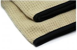 China Microfiber Waffle Golf Towel Custom Logo Transfer Print 2 Side Print Available supplier