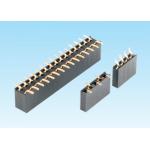 2.54mm Pitch Female Header Connector Single / Dual Row Design SMT Solder Type for sale