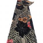 Fashion Burnout Print Velvet Velour Fabric Anti Static 114cm Width for sale