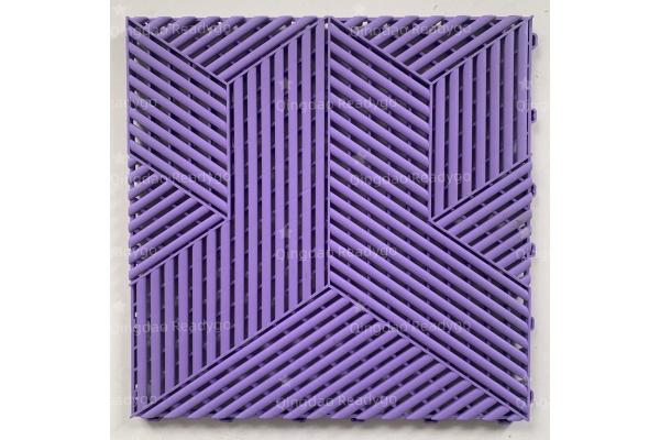 Thickness 18mm Heavy Duty Interlocking Floor Tiles ODM Hard Plastic Garage Tiles