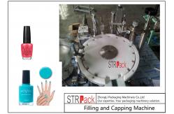 China High Reliability Nail Polish Filling Machine / Monoblock Filling Machine Capacity 60BPM supplier