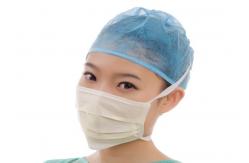 China Single Use Non Irritating Medical Tie On Face Mask 9*18cm supplier