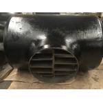 ASME B16.9 Butt Welded Barred Tee Carbon Steel Equal Reducing Tee for sale