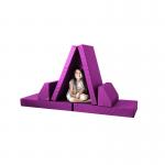 Safe And Indestructible 6 Piece Configurable Foam Play Couch