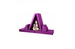 China Safe And Indestructible 6 Piece Configurable Foam Play Couch supplier