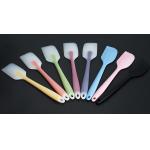 large size 11 inches nylon coated transparent silicone baking spatulas for sale