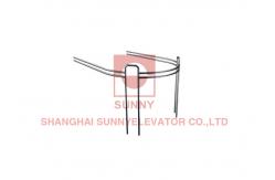 China Stainless Steel Observation Elevator Handrails For Panoramic Passenger Elevator supplier