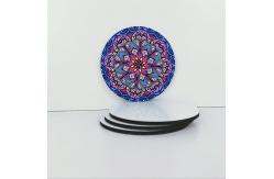 China Round Anti Slip 100x100mm Blank Cork Coasters supplier