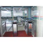 Library / Shop Interior Tripod Security Gates One Way Pedestrian Access Turnstile HS Code for sale