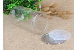 China SGS QS Transparent Bean Plastic Pet Jars 38g 92 Mm Height Yellow supplier