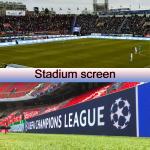 IP65 Grade Cold Rolled Steel Stadium LED Display with High Brightness and Brightness ≥6500cd/m2 for sale