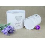 PVC Top / Bottom Paper Cans Packaging Kraft  Tube Inside Aluminum for sale