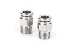 China OEM Threaded Push In Fittings Rapid Manual Connecting IATF16949 supplier