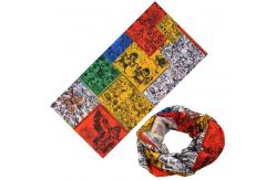 China Digital Printing Heat Transfer Foil Microfiber Polyester Face Shield supplier