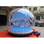 Outdoor 3m Inflatable Human Size Snow Globe For Promotion for sale