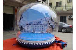 China Outdoor 3m Inflatable Human Size Snow Globe For Promotion supplier