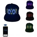 Bluetooth LED Programmable Hat Customized App Control Smart Cap for sale