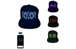 China Bluetooth LED Programmable Hat Customized App Control Smart Cap supplier