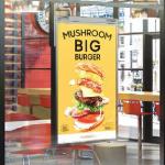 43 Inch Window Double Sided LCD Screen Panel Displays for sale