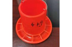 China Polypropylene Chicken Pan Feeder Plastic Poultry Feeder For Broiler supplier