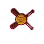 Merrowed Border Chenille Embroidery Patch For Hat Clothes Sport Suit for sale