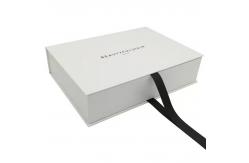 China Luxury Fancy Packaging Box Magnetic Cardboard Shipping Box With Ribbon supplier