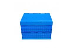 China Attached Lids Larger Volume Plastic Collapsible Tote Boxes Stronger and Durability supplier