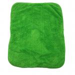 Polyester Polyamide Microfiber Cleaning Cloth Green Coral Fleece 30x30