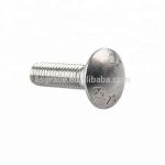 Stainless Steel Coach Bolt Square Long Neck Carriage Bolt for sale