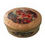0.22mm Cookie Tin Cans CMYK Round Cookie Tins With Lids for sale