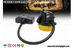 China Explosion-Proof PC Rechargeable LED Headlamp , 208lum 15000lux Safety Miners Lights supplier