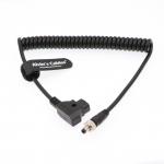 ATOMOS Coiled Power Cable Locking DC 5.5 2.1 To D Tap For  PIX-E7 for sale