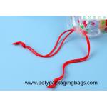 0.06mm Printed Transparent PE  Drawstring Storage Bag