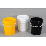 Industrial Grade Plastic Five Gallon Buckets Diameter 11.5 Inches Height 15.5 Inches for sale